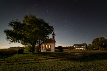 Gstaudach bei Nacht